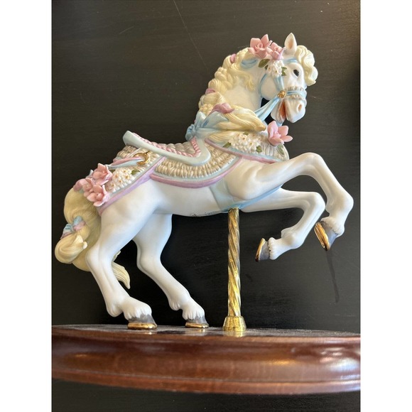 Lenox Carousel Collection Set of 3 Horse Porcelain Figurines Collectible Vintage - Picture 5 of 16